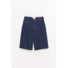 AMI INDIGO LOOSE BERMUDA SHORTS